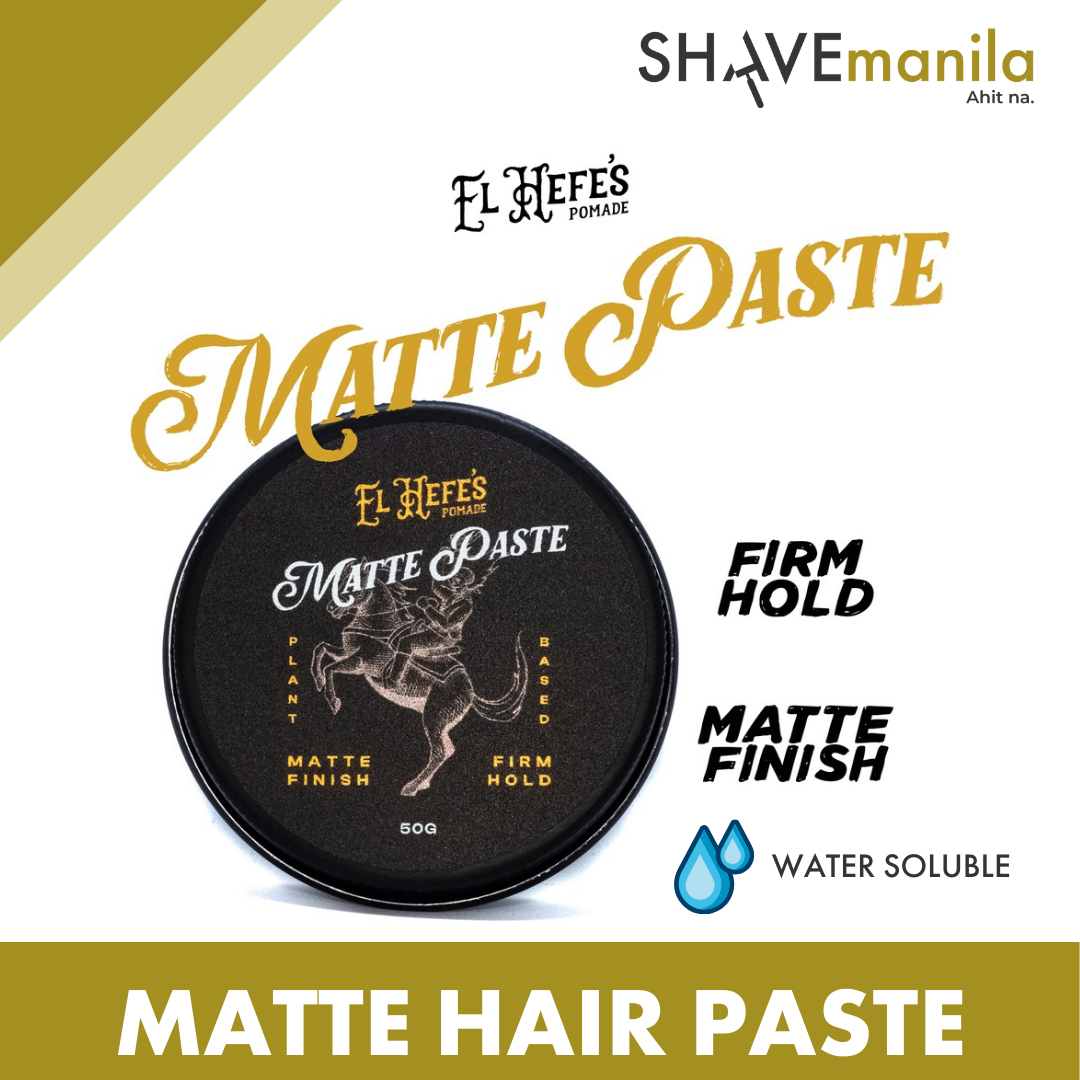 Matte Paste by El Hefe’s Pomade (MATTE HAIR PASTE STYLER) 50g Shave