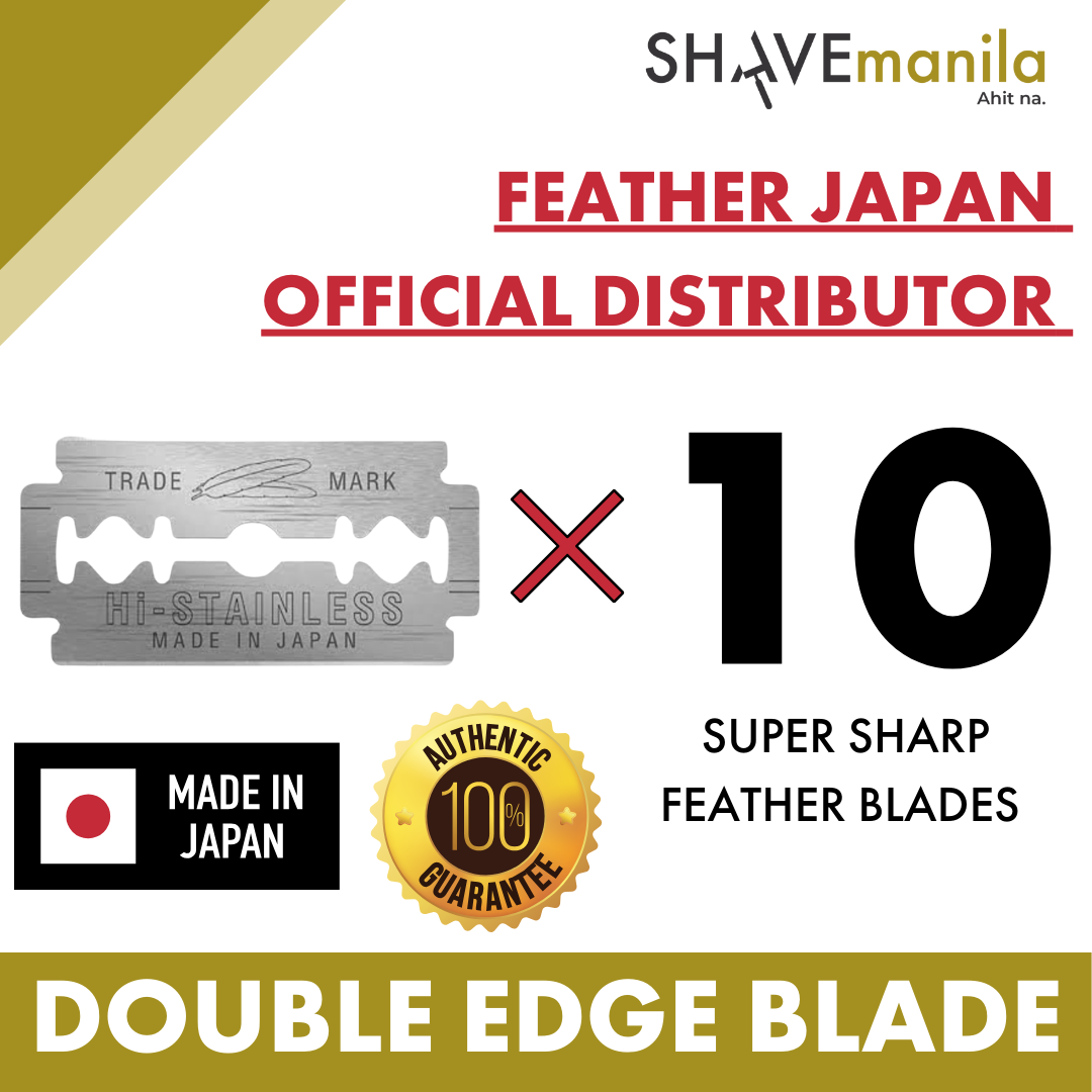 Feather New HI STAINLESS Platinum Coated Blades