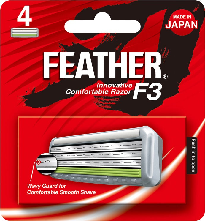 Feather F3 Innovative Comfortable Razor Refill