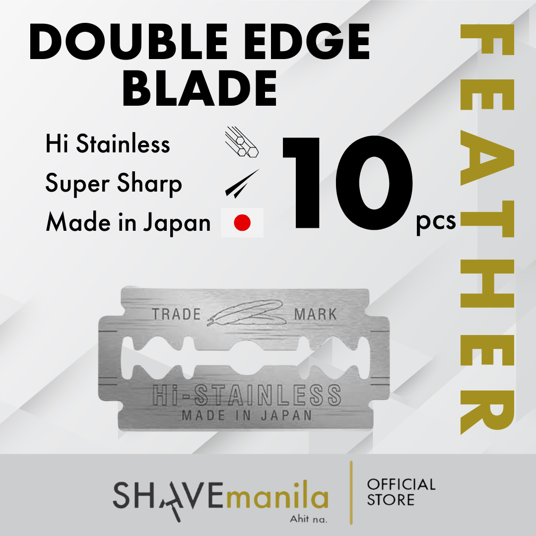 Feather New HI STAINLESS Platinum Coated Blades
