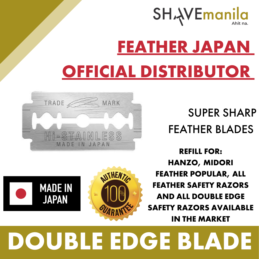 Feather New HI STAINLESS Platinum Coated Blades