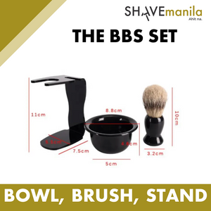The BBS Set (Brush, Bowl & Stand)