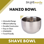 Hanzo Stainless Shave Bowl