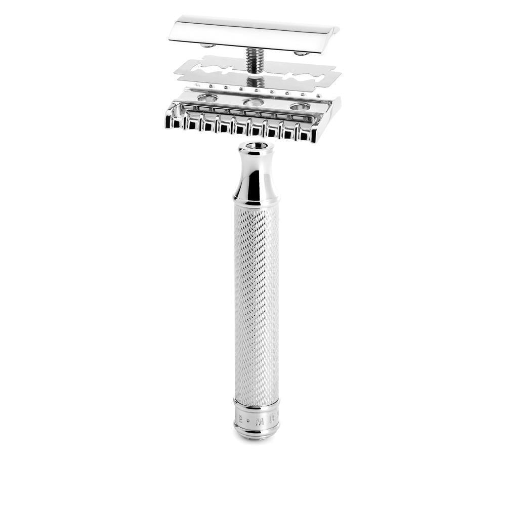 MÜHLE TRADITIONAL R41 CHROME SAFETY RAZOR (OPEN COMB)
