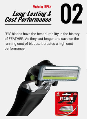 Feather F3 Innovative Comfortable Razor
