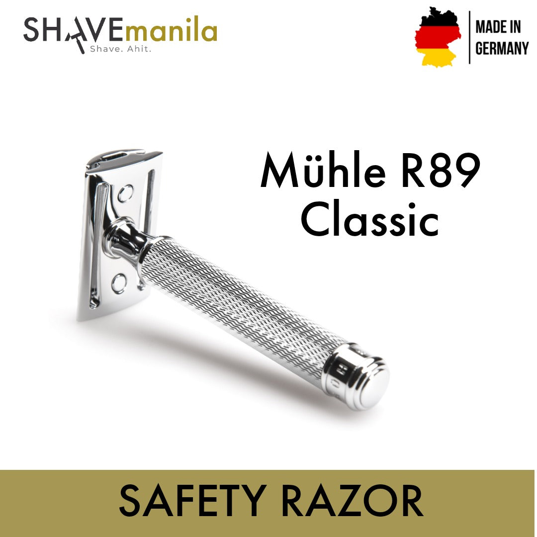 MÜHLE R89 TRADITIONAL CHROME SAFETY RAZOR (CLOSED COMB)