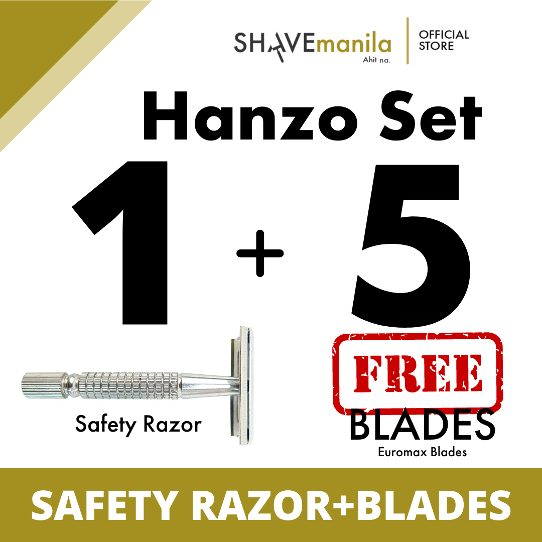 Hanzo Set (Basic Safety Razor +5 Blades) – Shave Manila